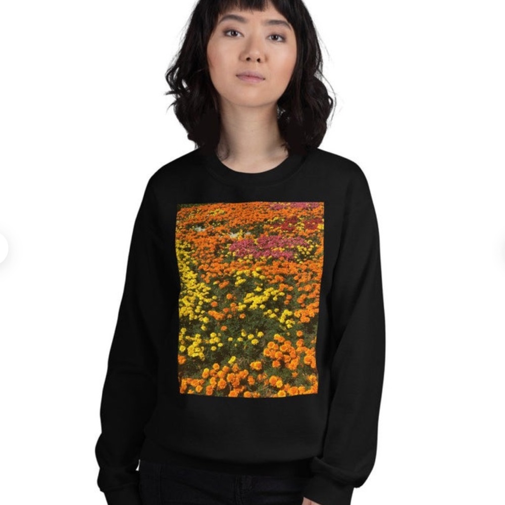 Flowers sweatshirt street wear